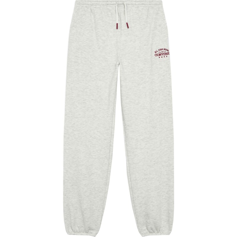 CONVERSE Nohavice svetlosivá / tmavočervená 67186315