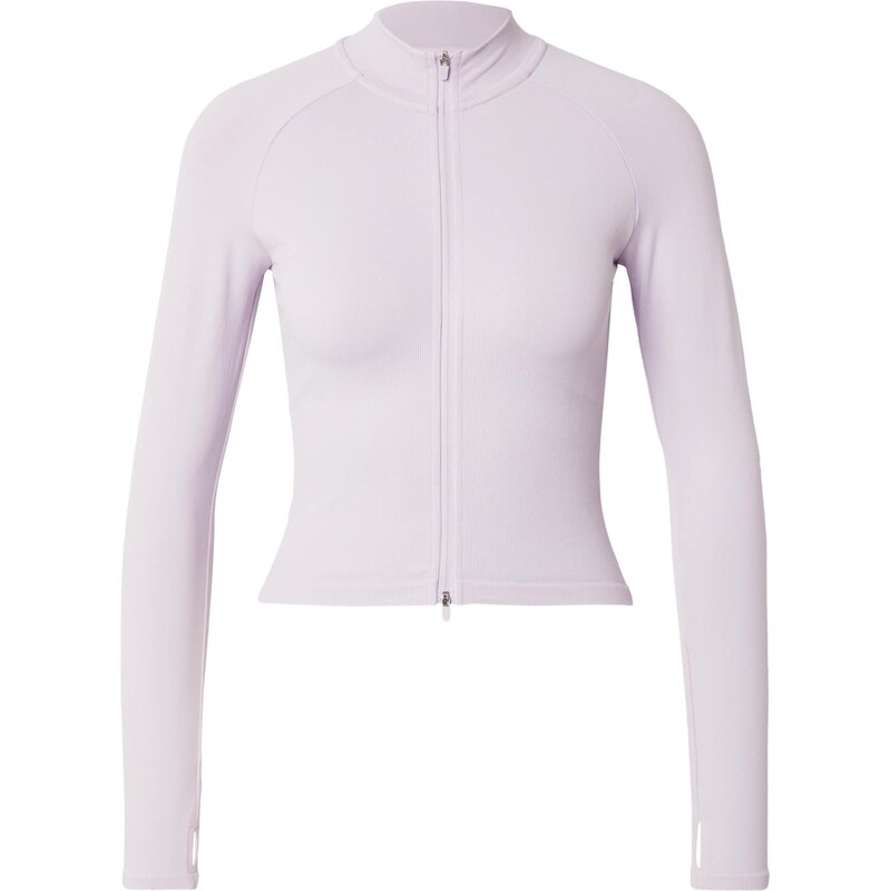 Aimn Športová mikina so zipsom pastelovo fialová 67186368