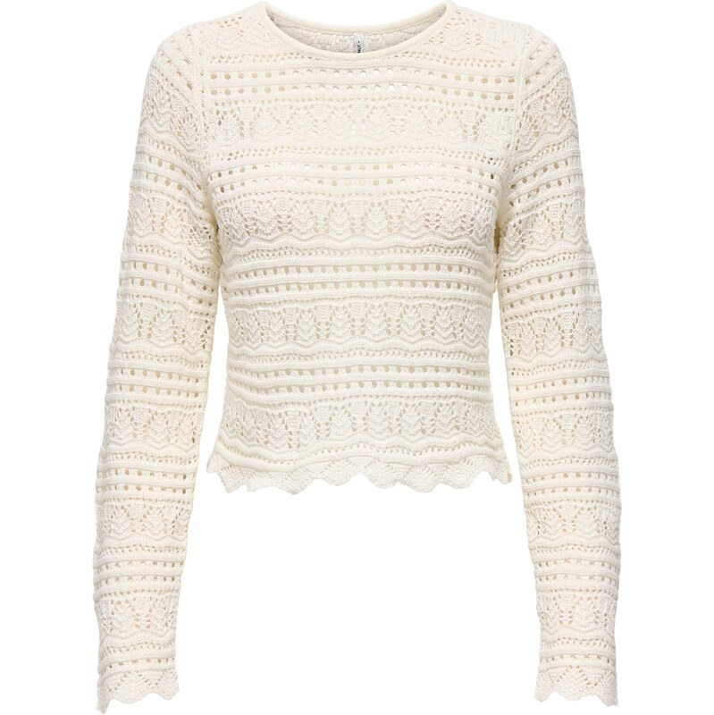 ONLY Sveter ONLELKE krémová 67186380