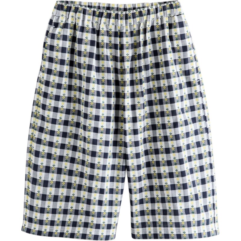 Next Nohavice žltá / čierna / biela 67186387