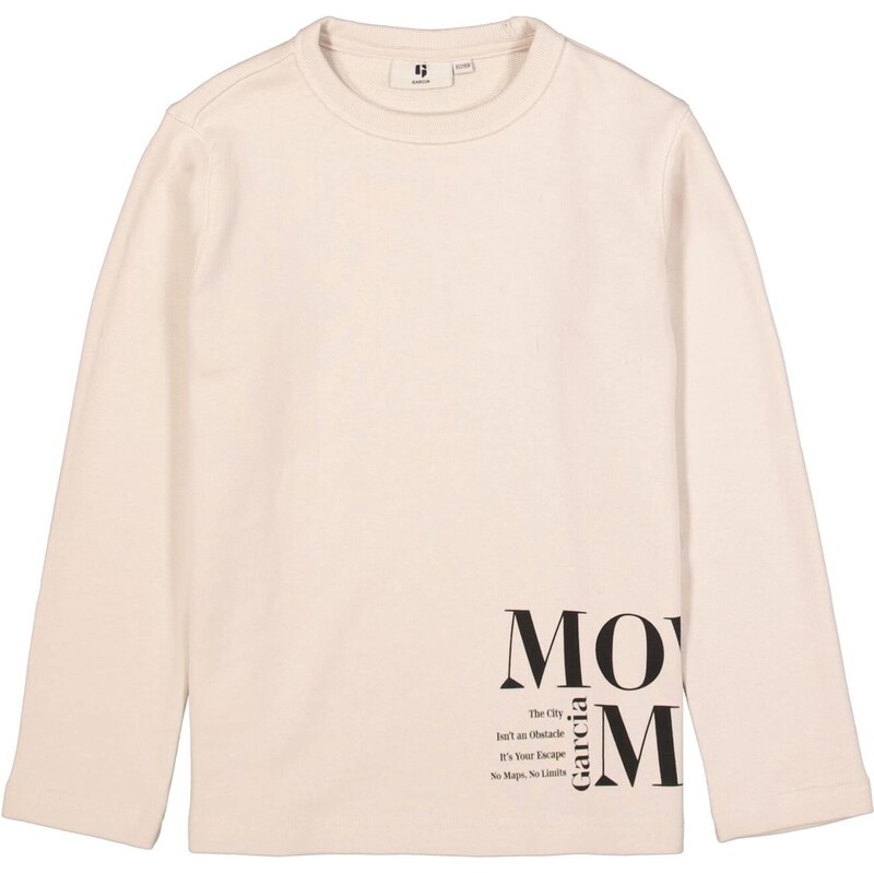 GARCIA Mikina svetlobéžová / čierna 67186442