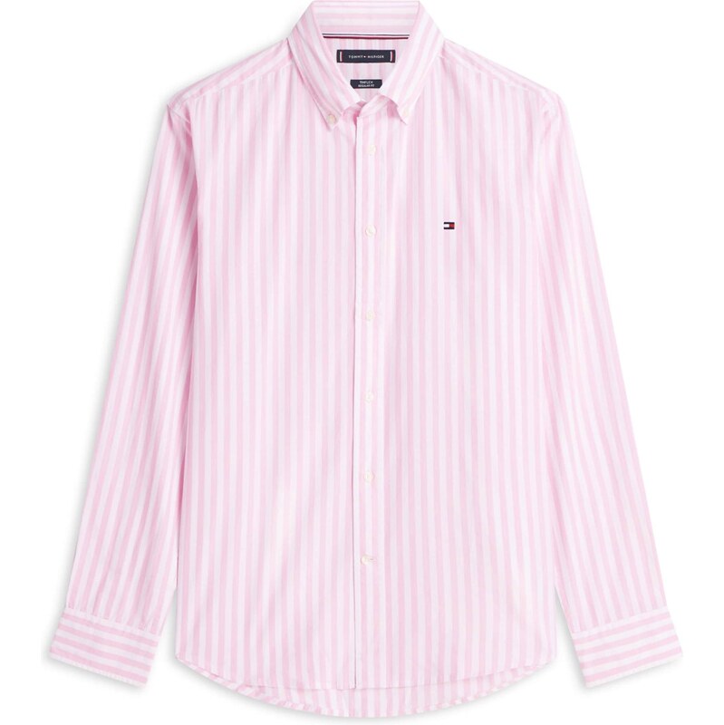 TOMMY HILFIGER Košeľa FLEX ružová / biela 67186472