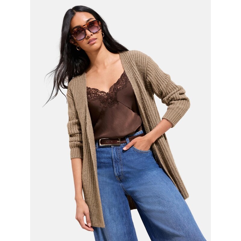 Friends Like These Kardigán tmavobéžová 67186519