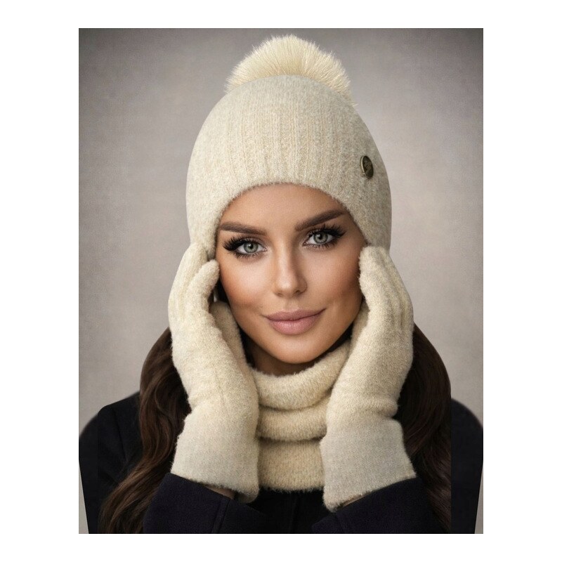 Fashionweek Súprava dámskej čiapky, šálu a rukavíc S3068 67189747