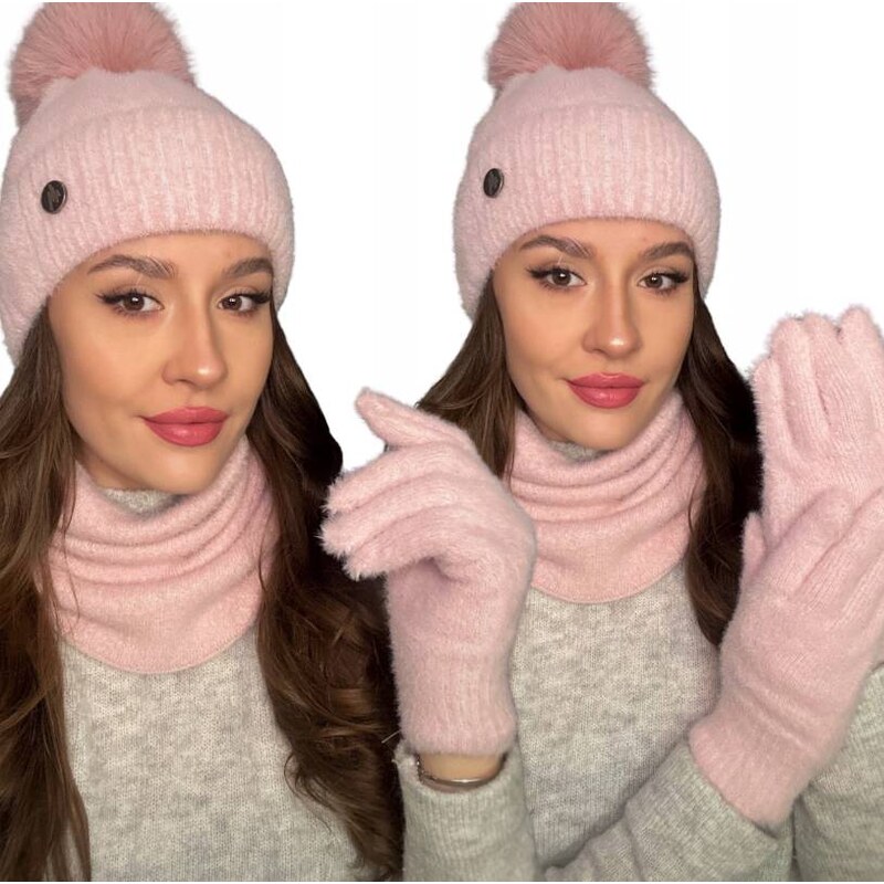 Fashionweek Súprava dámskej čiapky, šálu a rukavíc S3068 67189744