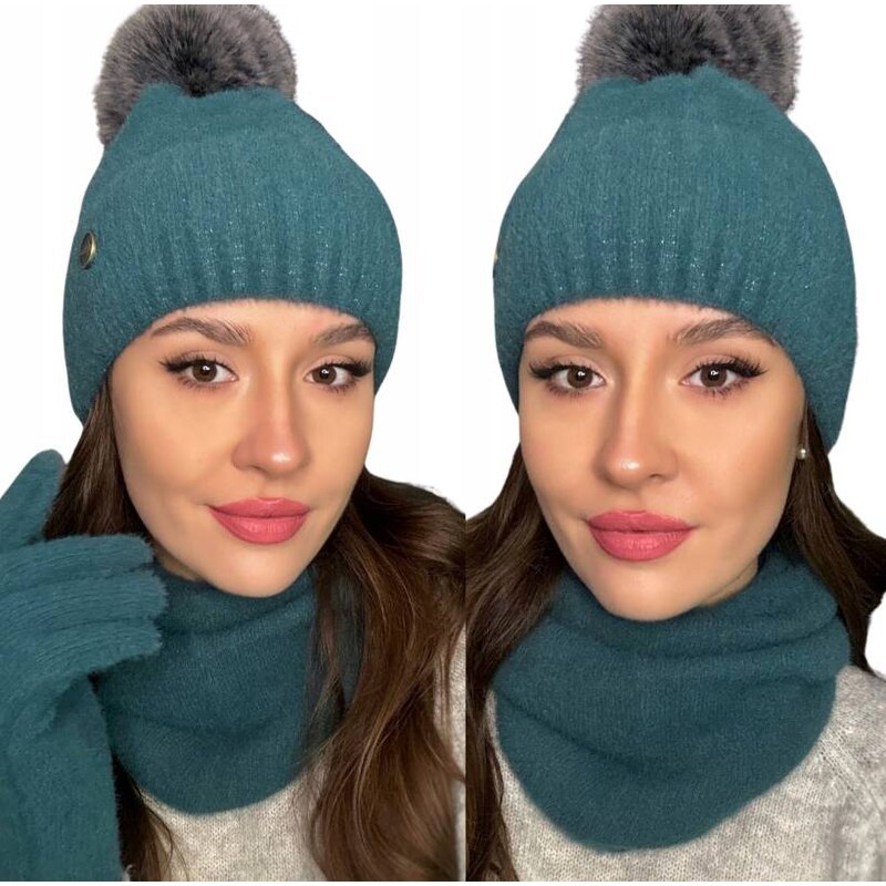 Fashionweek Súprava dámskej čiapky, šálu a rukavíc S3068 67189746