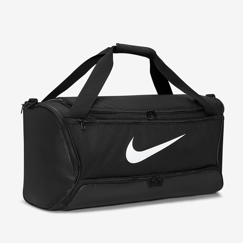 Nike Brasilia 9.5 Training Duffel Bag Medium 60L Black/ Black/ White 67189731