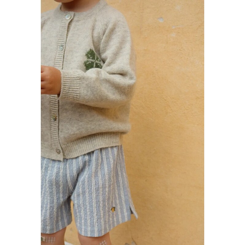 Detský kardigan s prímesou vlny Konges Sløjd BILLI KNIT CARDIGAN 67189368