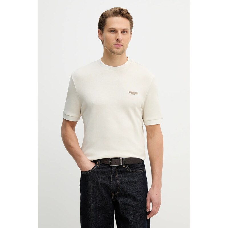 Tričko s prímesou vlny BOSS C-Thompson 242_AM 67189406