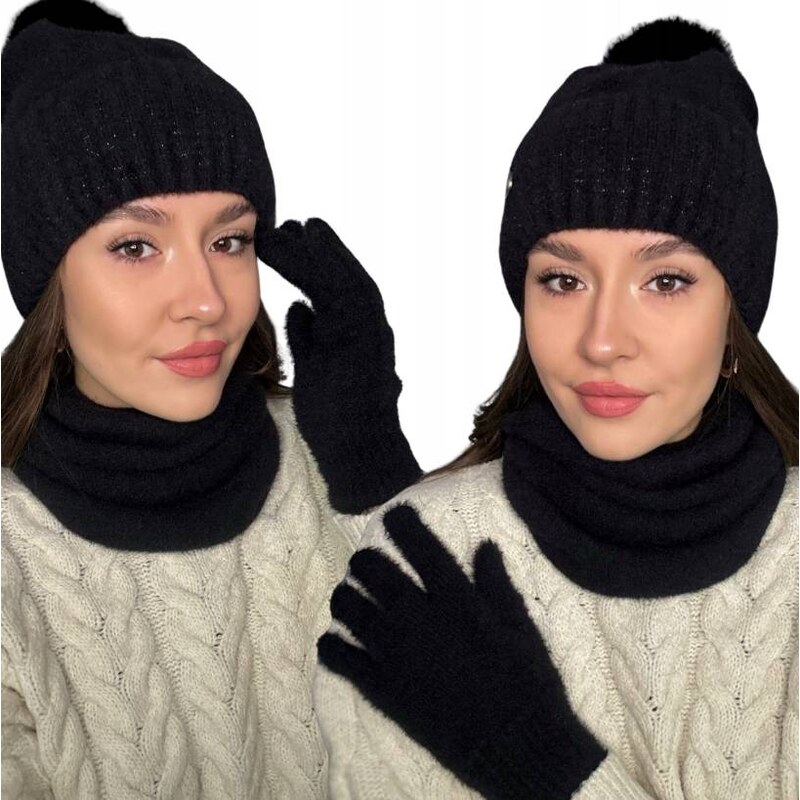 Fashionweek Súprava dámskej čiapky, šálu a rukavíc S3068 67189740