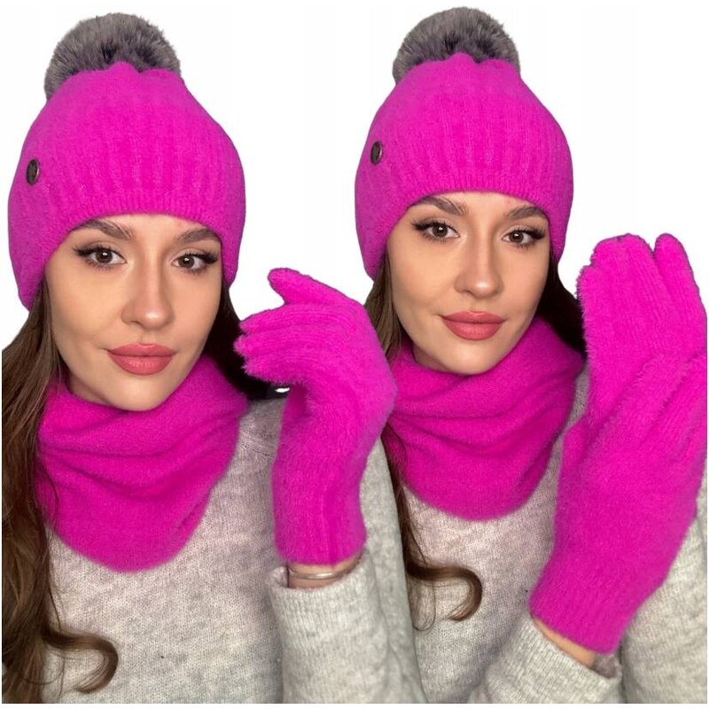 Fashionweek Súprava dámskej čiapky, šálu a rukavíc S3068 67189753
