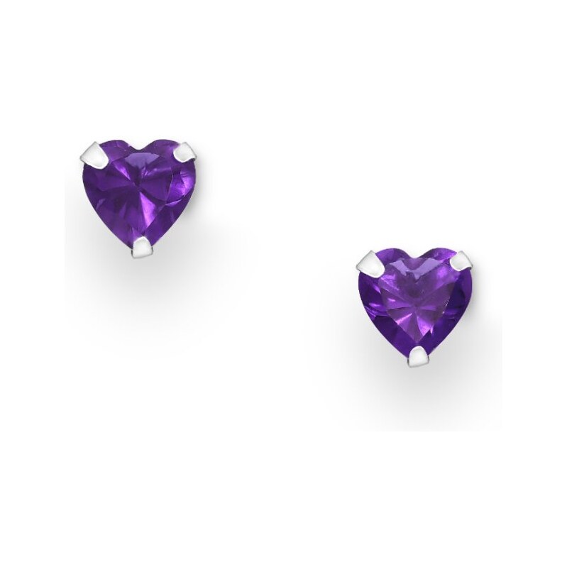 Strieborné náušnice Cora – FIALOVÉ 67189931