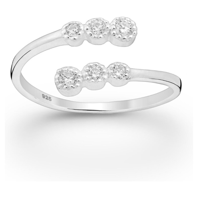 Strieborný prsteň CELESTE 67189941