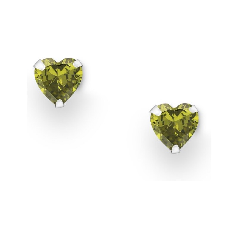 Strieborné náušnice Cora – OLIVOVÉ 67189933