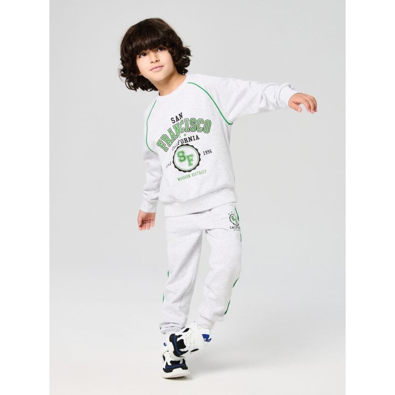 Sinsay - Teplákové joggery - svetlošedá 67190034