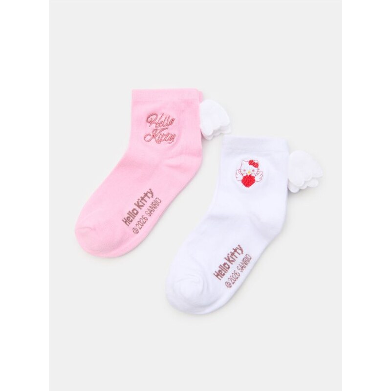 Sinsay - Súprava 2 párov ponožiek Hello Kitty - viacfarebná 67190064