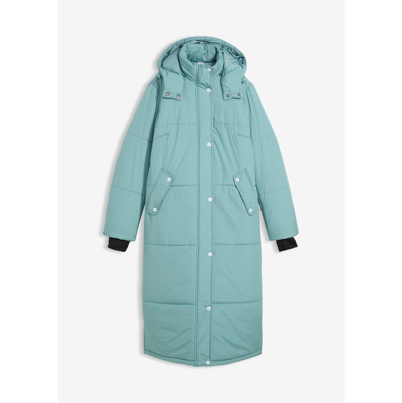 bonprix Prešívaný kabát s tepelnou technológiou, farba modrá 67190110