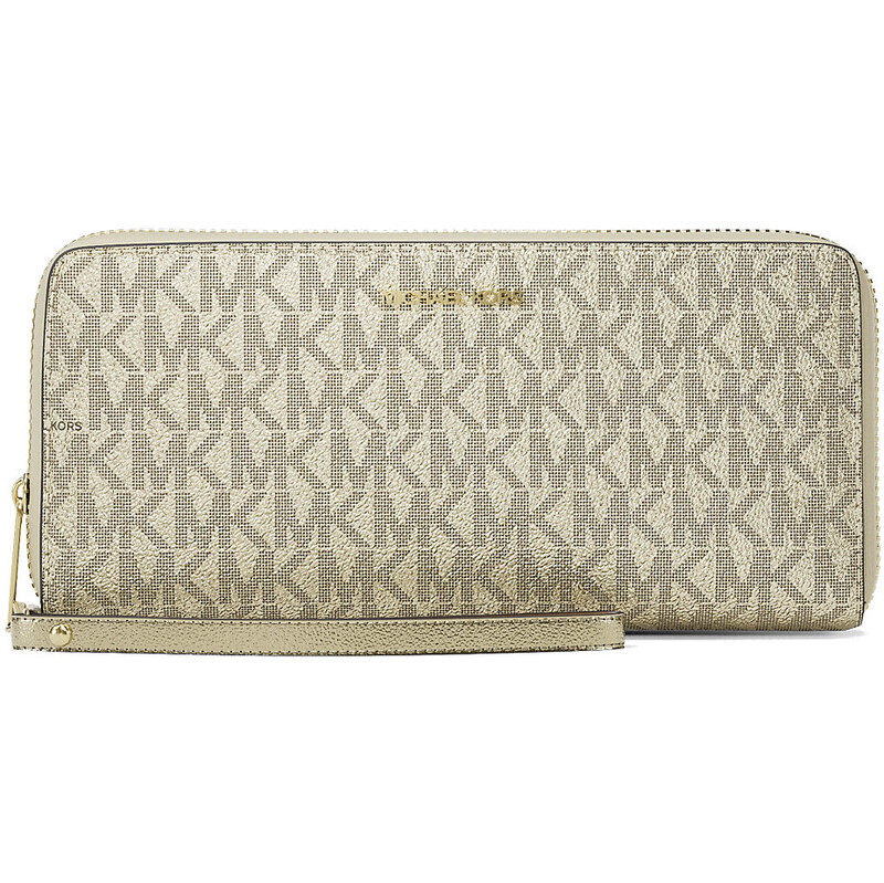 Michael Kors Michel Kors Peněženka Jet Set Large Metallic Signature 67192146