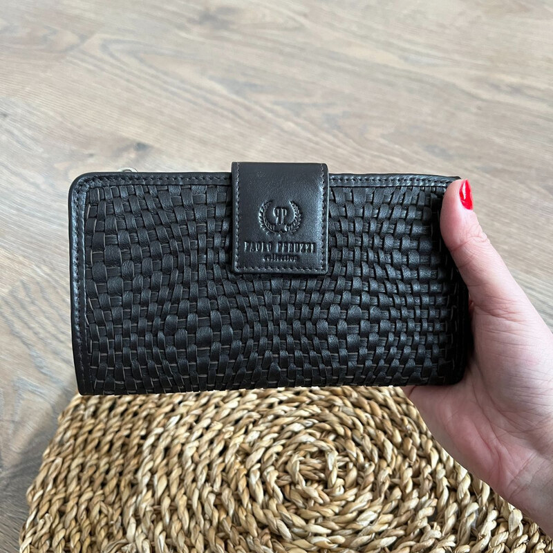 Paolo Peruzzi Dámska kožená peňaženka hnedá DESIRE 67190413