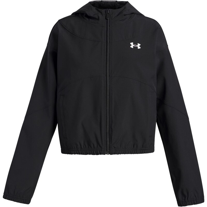UNDER ARMOUR Športová bunda Rival čierna / biela 67192848