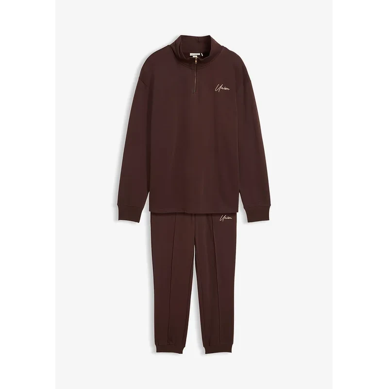 bonprix Športové oblečnie (2-dielna sada), farba hnedá 66682851