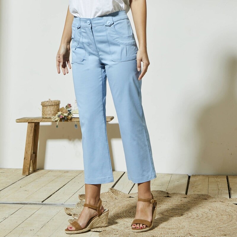 Strečové 7/8 nohvice nebeská modrá 052 Blancheporte 62999459