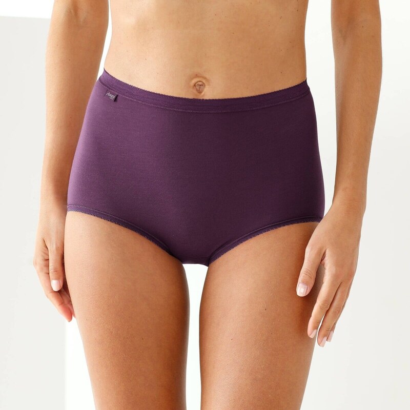 Maxi nohavičky Basic, súprava 3 ks slivková 056 Blancheporte 65218824