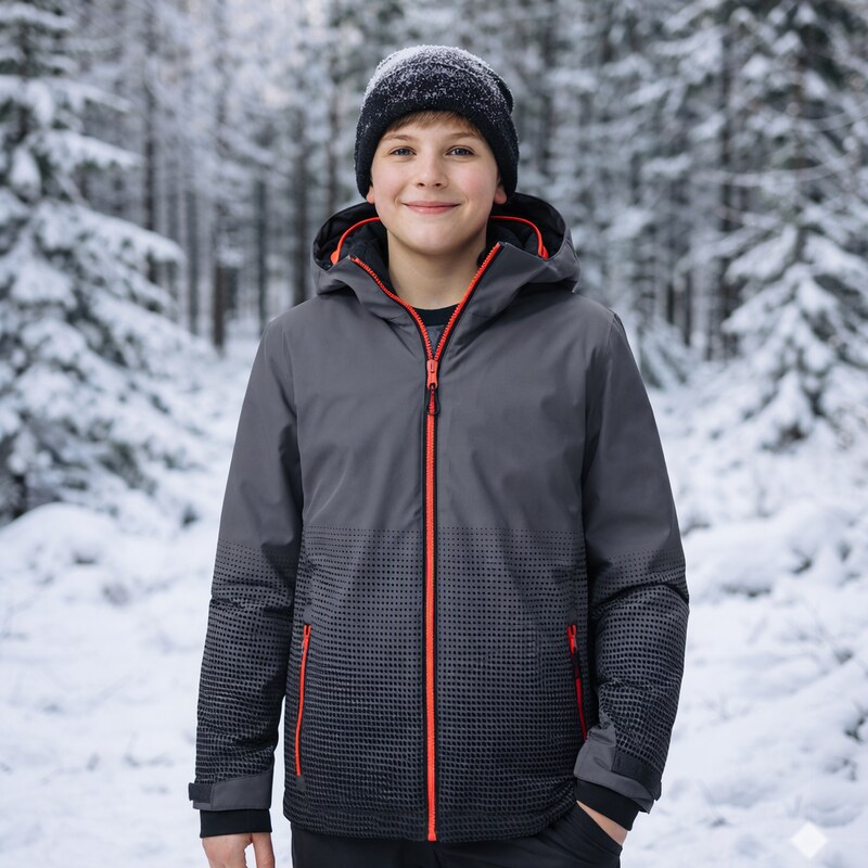 Chlapčenská zimná bunda Killtec 162 sivá 36690707