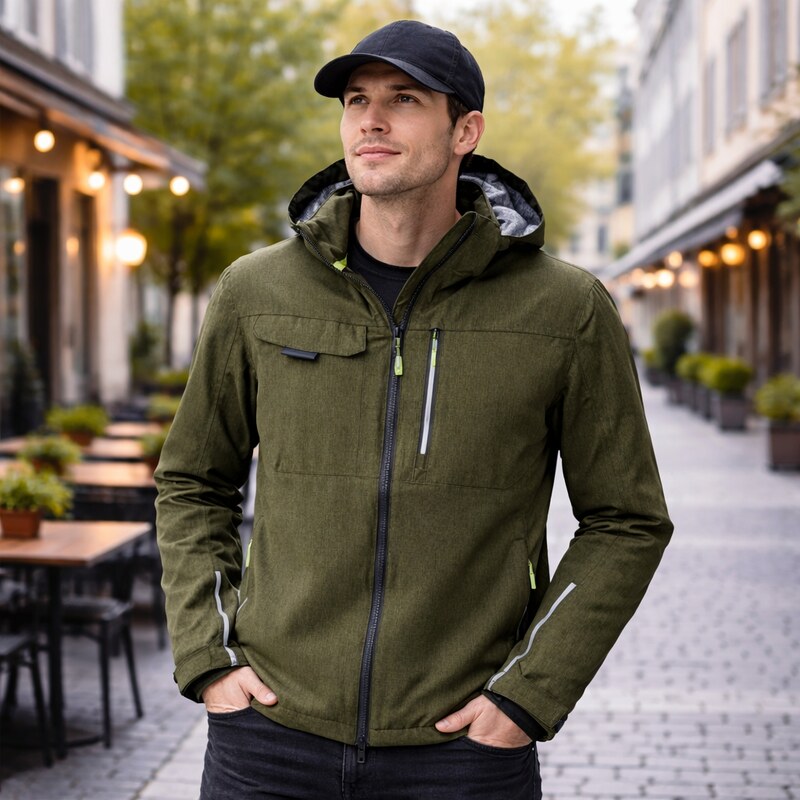 Pánska bunda Killtec 36 zelená 43396491