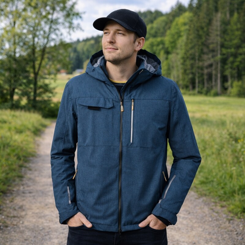 Pánska bunda Killtec 36 modrá 43396492