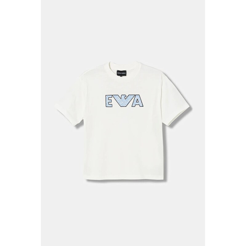 Detské bavlnené tričko Emporio Armani 67196448