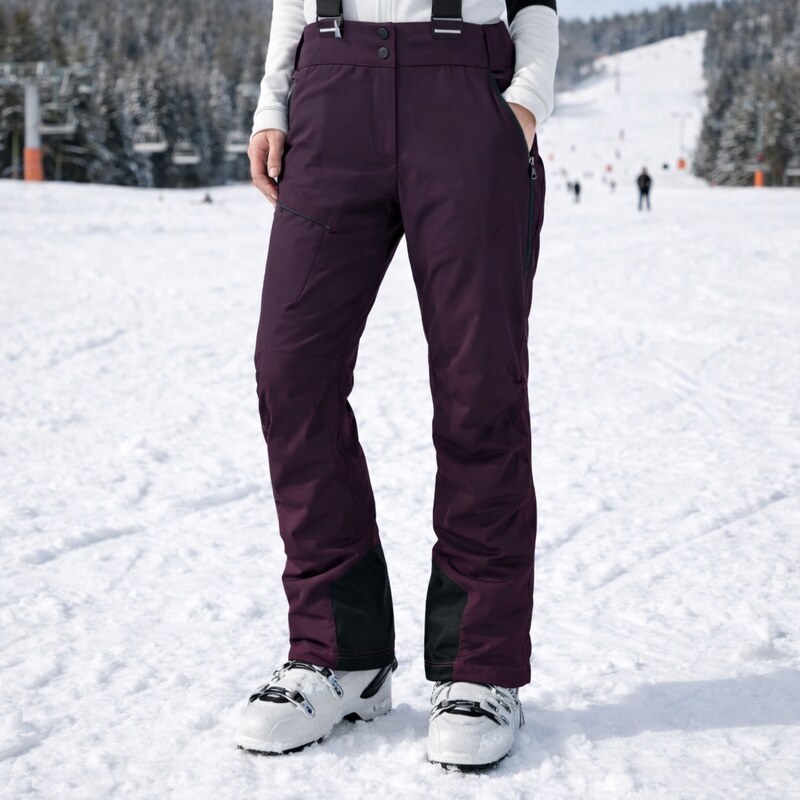 Dámske lyžiarske nohavice Killtec 249 tmavo fialová 36690705