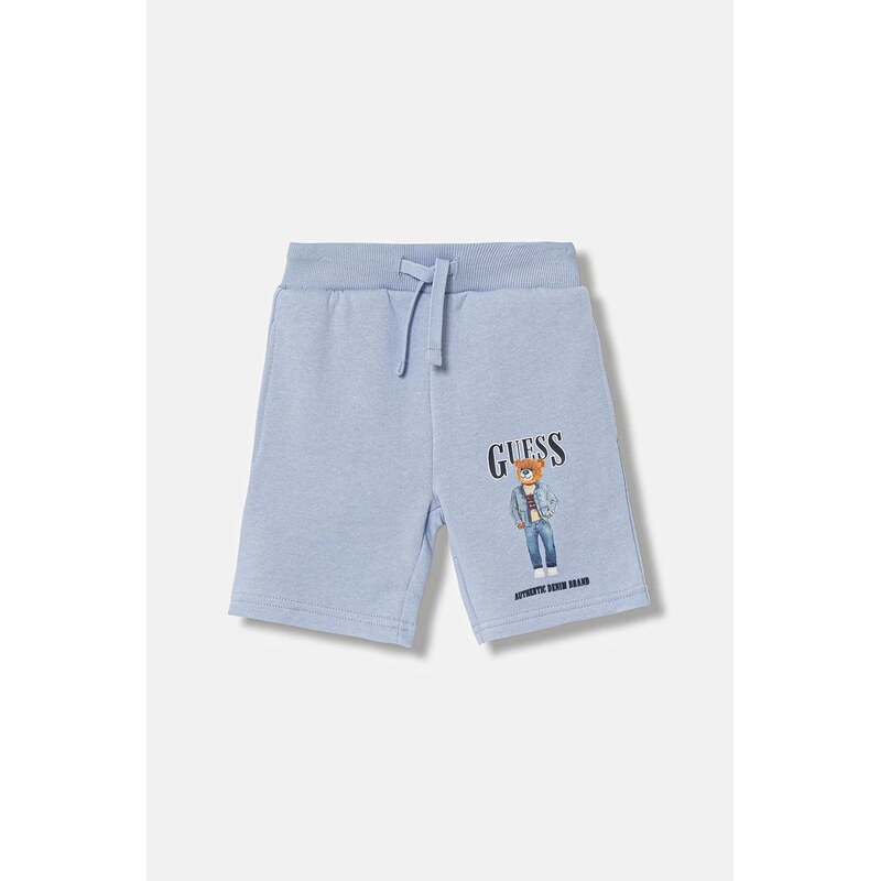 Detské bavlnené šortky Guess 67196324