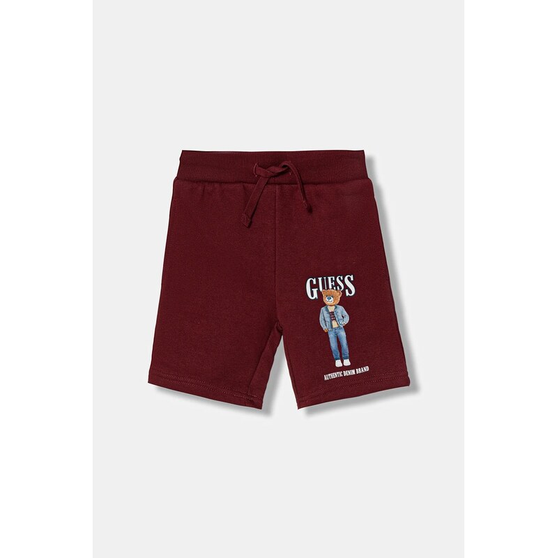 Detské bavlnené šortky Guess 67196323