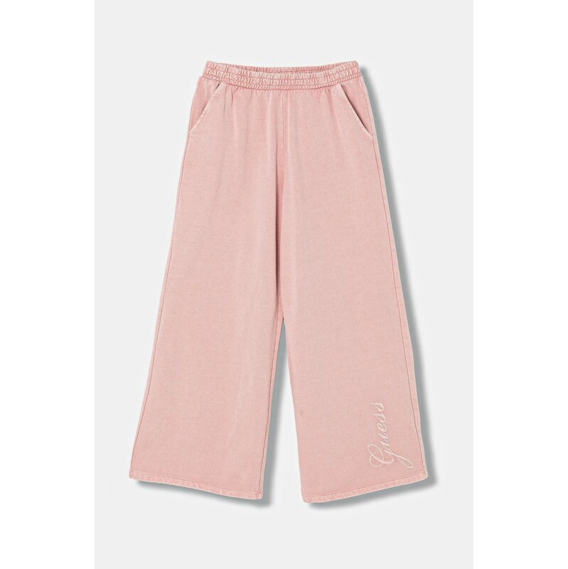 Detské bavlnené tepláky Guess 67196492