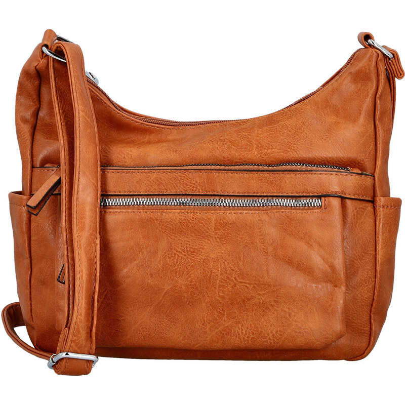 Dámska crossbody kabelka koňaková - Firenze Olefis koňak 67526132