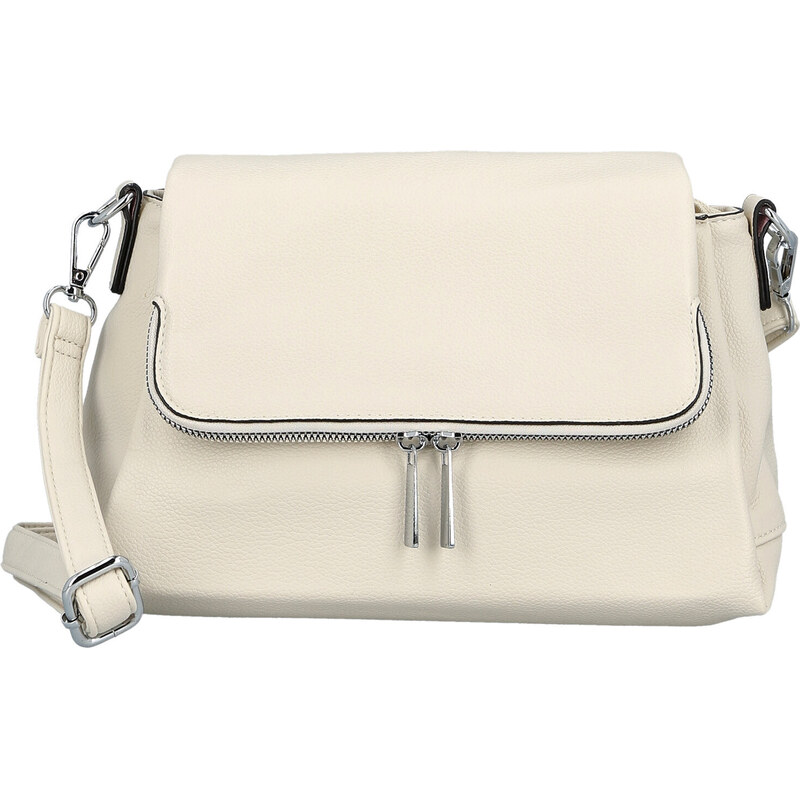 Dámska crossbody kabelka krémová - Firenze Naima krémová 67213937