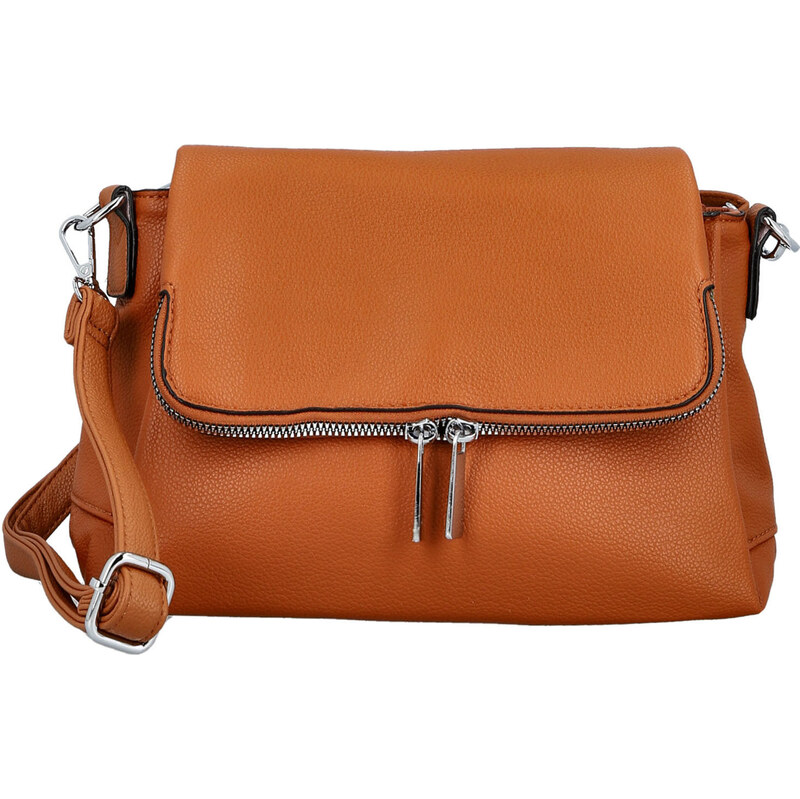 Dámska crossbody kabelka koňaková - Firenze Naima koňak 67213943