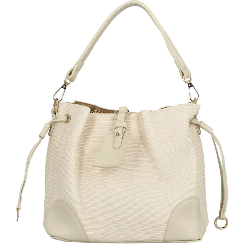 Dámska kabelka na rameno krémová - Firenze Lamisia krémová 67213944