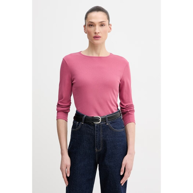 Bavlnené tričko s dlhým rukávom United Colors of Benetton 67196731