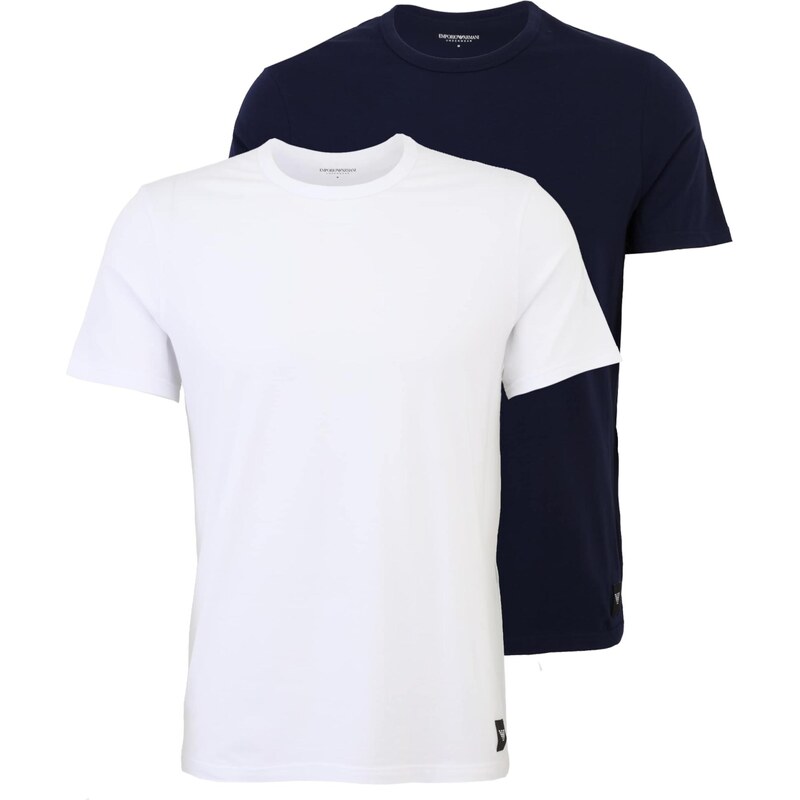Emporio Armani Tričko námornícka modrá / biela 67220628