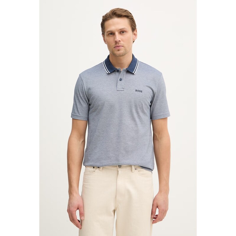 Bavlnené polo tričko BOSS Orange PeoxfordNew 67197210