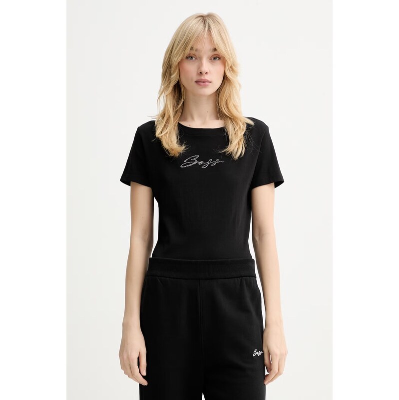 Bavlnené tričko BOSS Orange 67197380