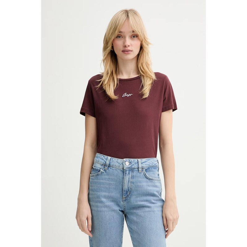 Bavlnené tričko BOSS Orange C Elove embro 67197426