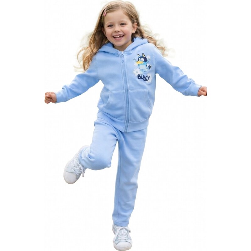 BASIC Svetlomodrá dievčenská tepláková súprava Bluey 65151027