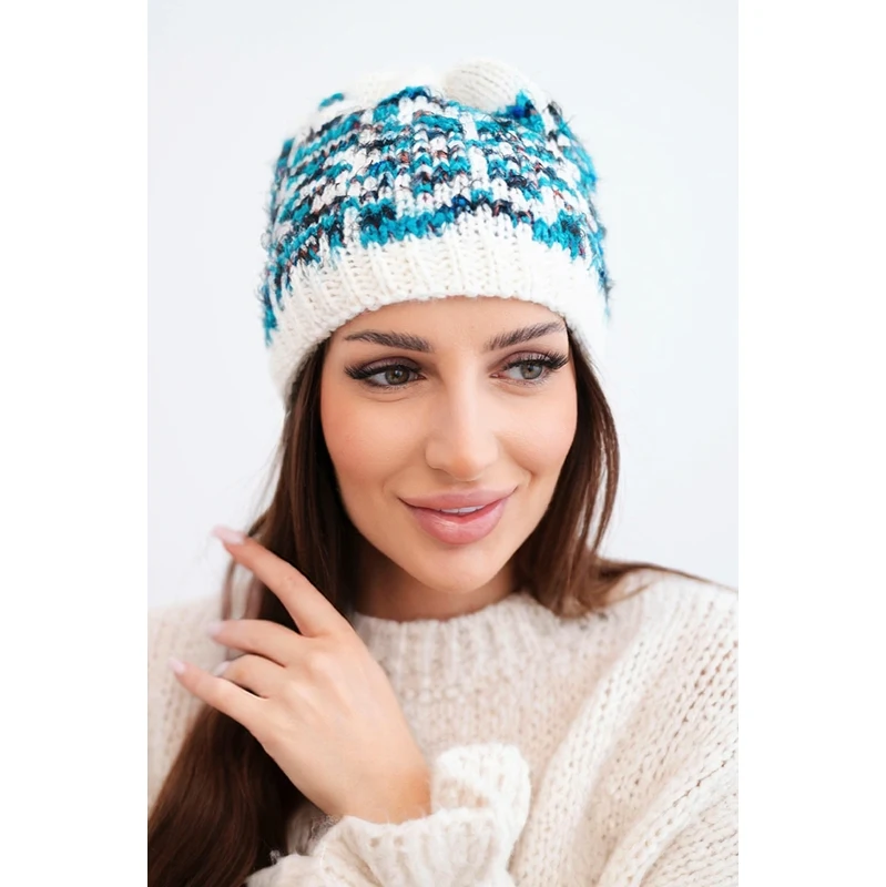 Kesi Dámska zimná čiapka s nórskym vzorom 67199417