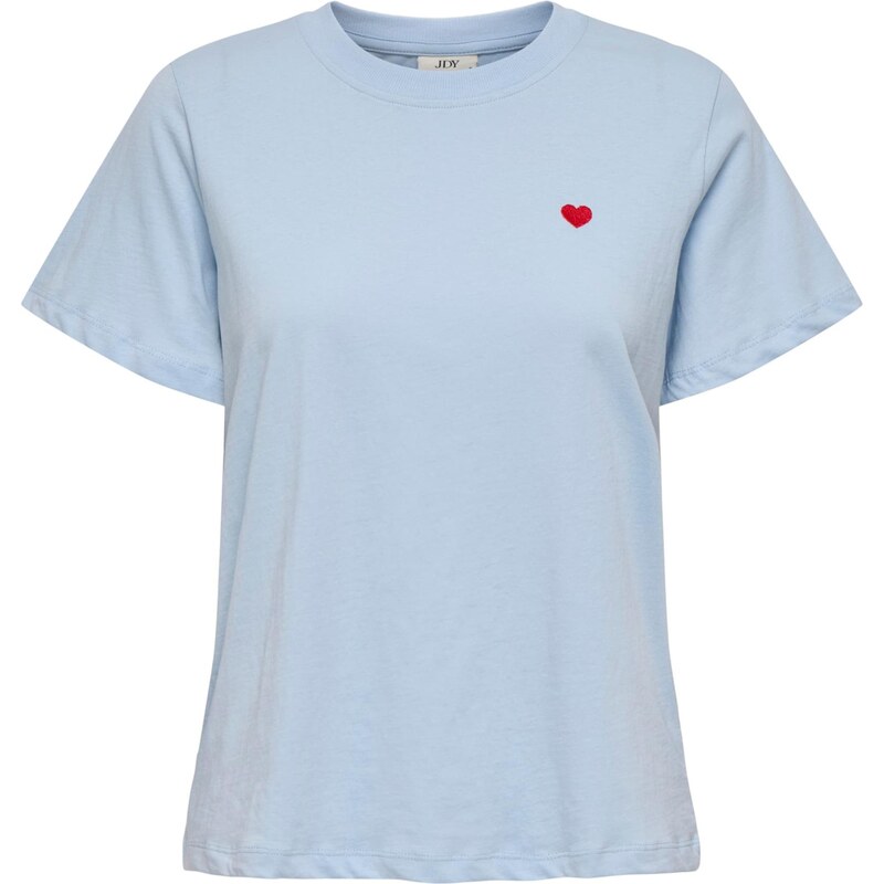 JDY Tričko JDYPISA svetlomodrá / červená 62369405