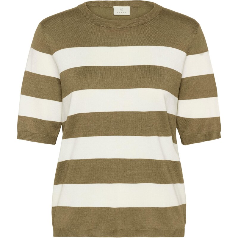 Kaffe Sveter KAMala kaki / biela 67199983