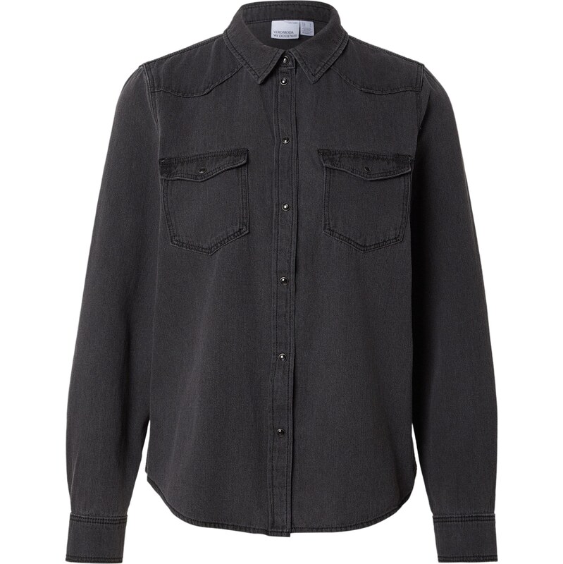VERO MODA Blúzka VMMaria čierny denim 67220727