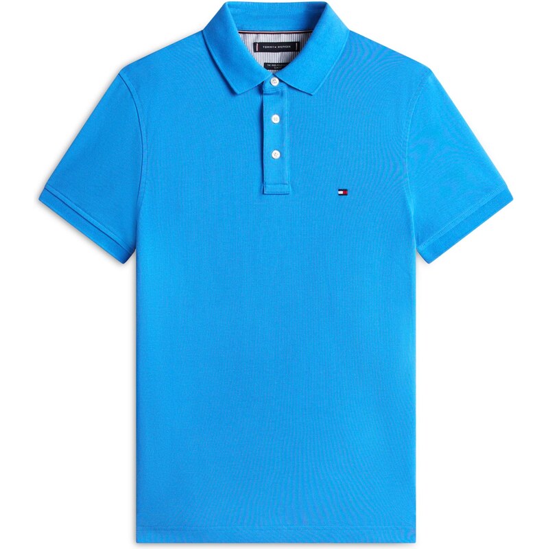 TOMMY HILFIGER Tričko CORE 1985 SLIM POLO nebesky modrá 67200491